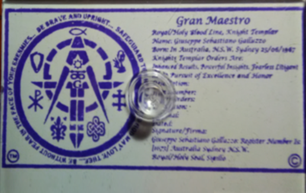 G.S.G Knights Templar Seal